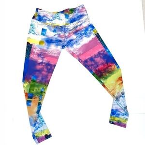 Sky print onzie yoga legging